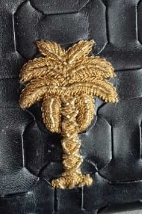 Embroidered placemat