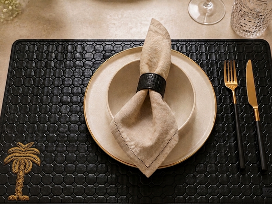 Palm tree Trellis Weave placemat