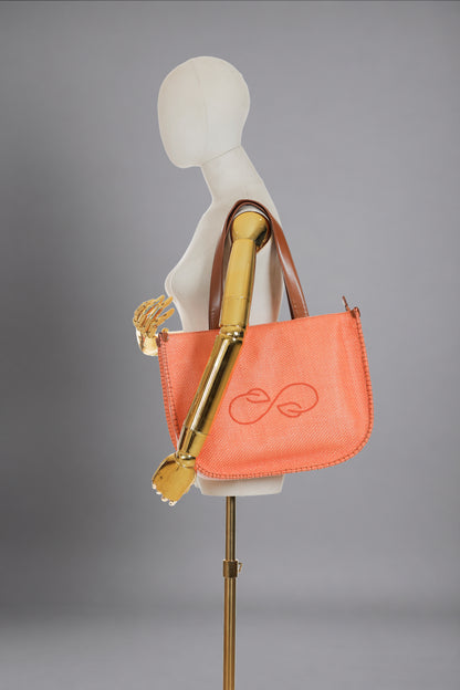 Sunlit Raffia Market Tote