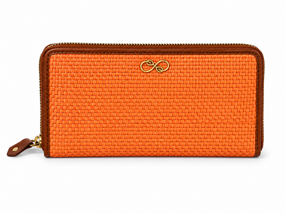 Raffia wallets