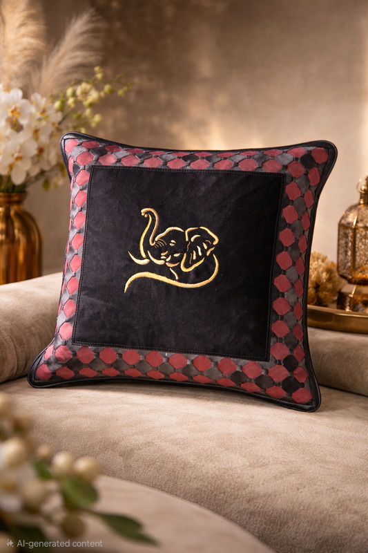 Indian mewar cushion cover