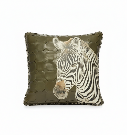 Savannah leather cushion cover