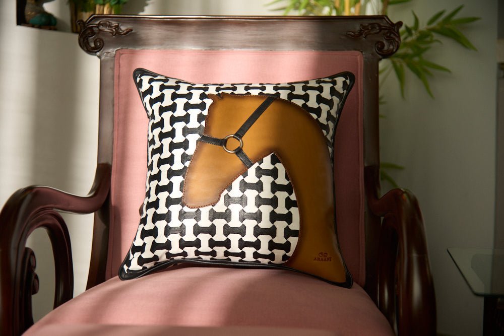 statement horse motif cushion cover - Araani Design
